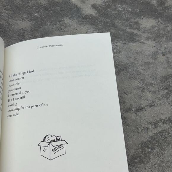 The Road Between By Courtney Pepperbell Preowned Paperback Poetry - Picture 6 of 9